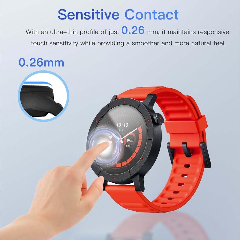 SJet 2 Pack CMF Watch Pro 3 Tempered Glass Screen Protector, Anti Scratch, Bubble Free - Image 3