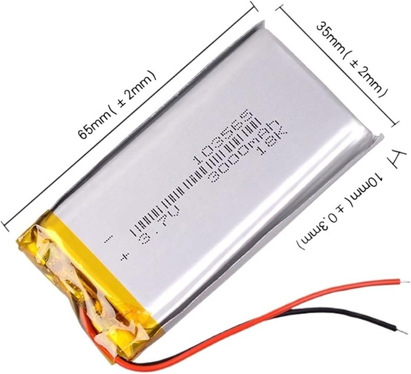 4pcs 3.7V 3000mAh Rechargeable Lithium Ion Battery - Image 3