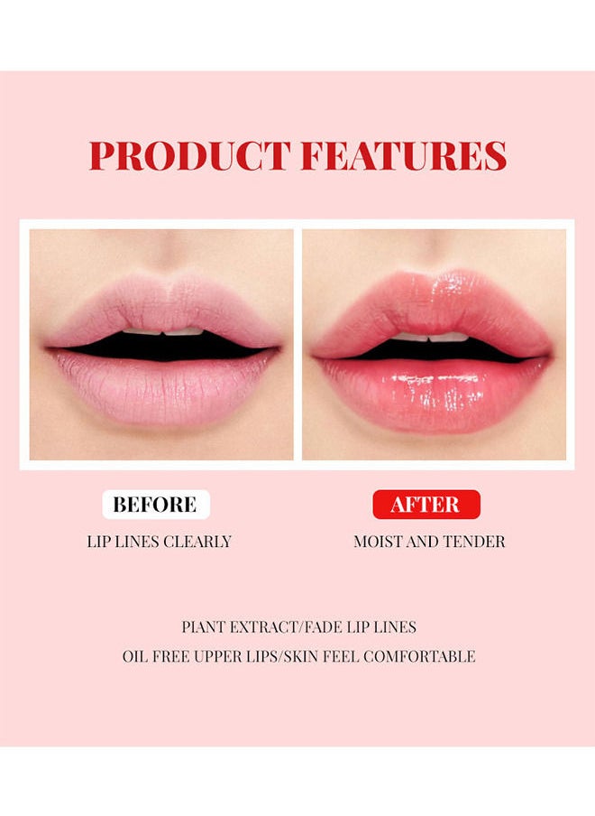 NUDE Hydrating Lip Glow Oil Plumping Lip Tint, Hydrating Lip Gloss Tinted Lip Balm Transparent Lip Care, Long Lasting Moisturizing Non-sticky Fresh Shiny Texture Lip Oil - Coconut  - Image 3