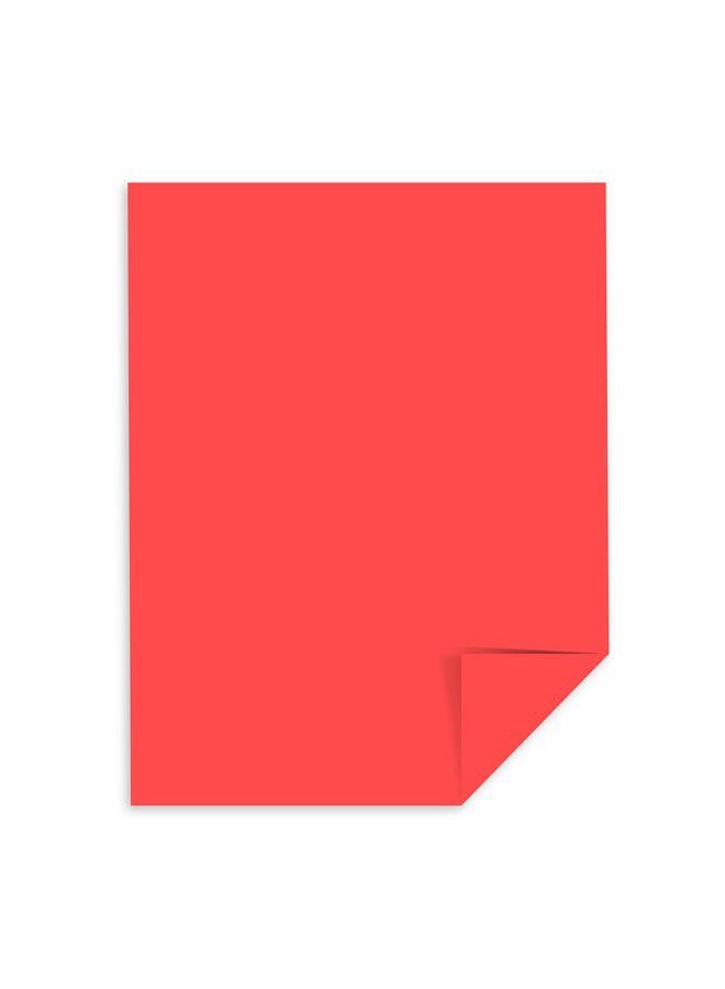 Astrobrights Neenah ® Bright Color Paper, Letter Size Paper, 24 Lb, FSC Certified, Rocket Red, Ream Of 500 Sheets - Image 2