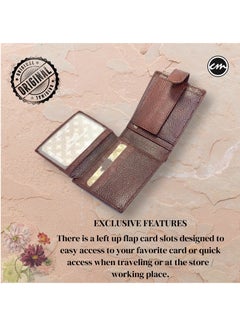 Classic Milano Classic Milano Wallet for Men - Genuine Leather Card Holder Wallet, RFID Blocking Bifold Mens Wallet with Coin Pouch, Slim Wallet for Men, Durable Man Wallet - Ideal Gift  - Image 5