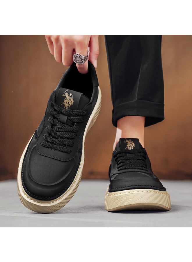 يو اس بولو اسن Uspoloassn سنيكرز كاجوال بسيطة ومنخفضة ذات رباط متعددة الاستخدامات ومتينة أحذية رجالية كاجوال - Image 5