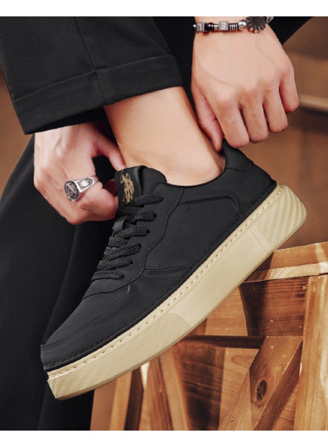 يو اس بولو اسن Uspoloassn سنيكرز كاجوال بسيطة ومنخفضة ذات رباط متعددة الاستخدامات ومتينة أحذية رجالية كاجوال - Image 1