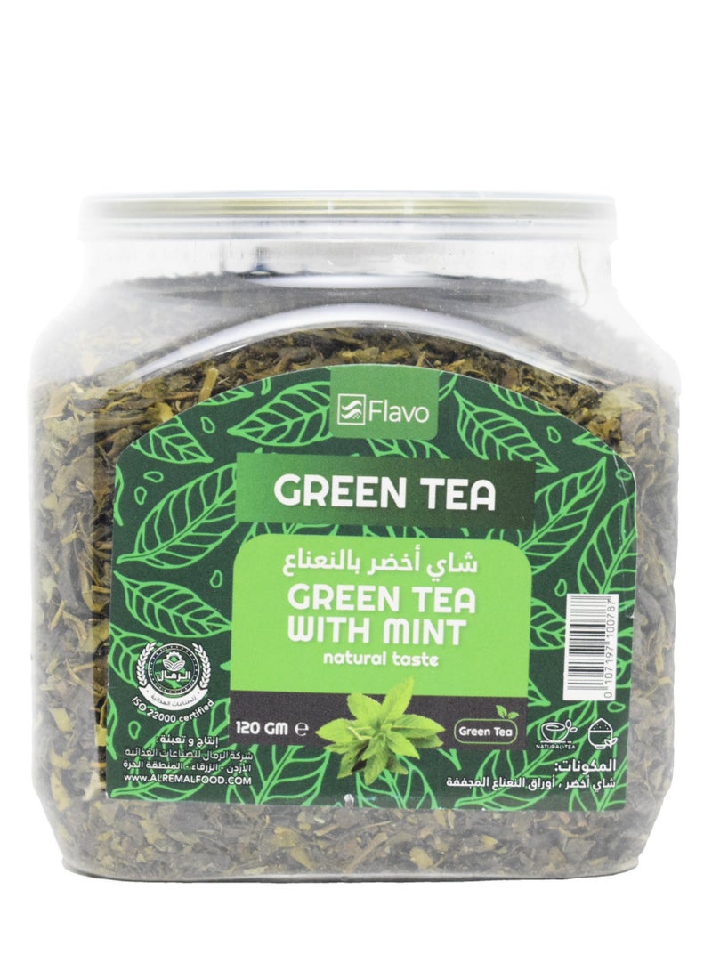 FLAVO Green tea with mint 120 GM