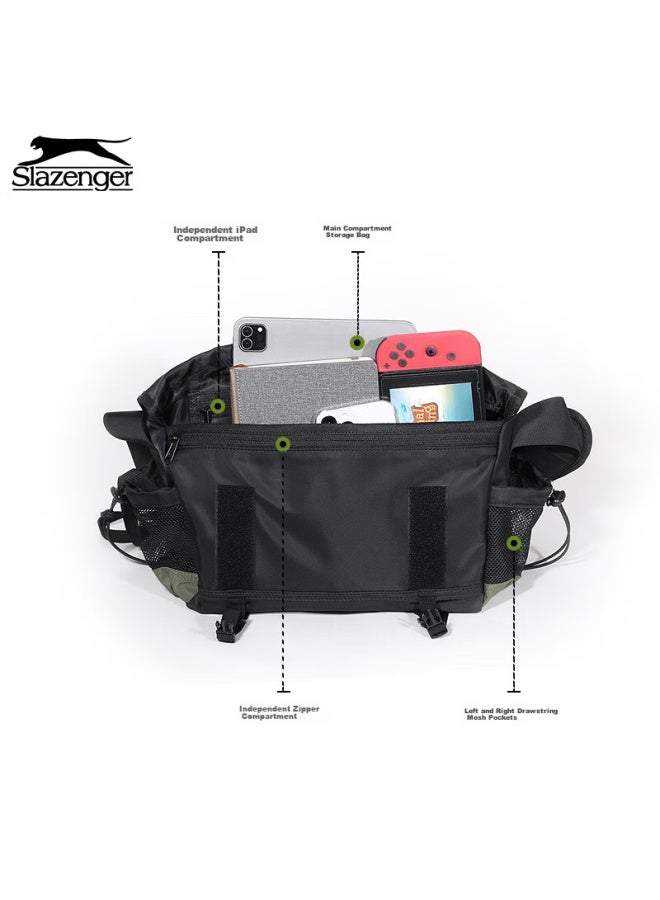 Slazenger Trendy Crossbody Bag, Men's Shoulder Bag, Casual Sports Chest Bag, Large Capacity Versatile Messenger Bag For Students - Image 3