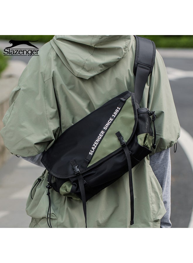 Slazenger Trendy Crossbody Bag, Men's Shoulder Bag, Casual Sports Chest Bag, Large Capacity Versatile Messenger Bag For Students - Image 1