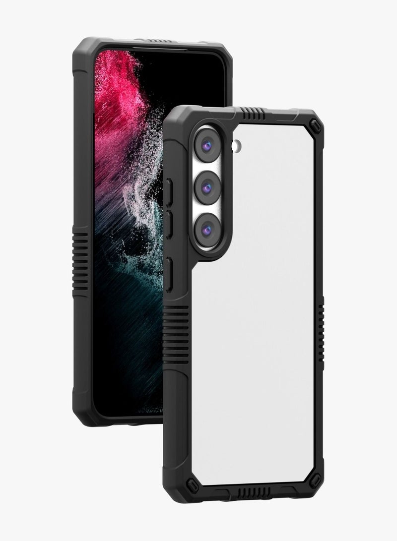 LEVELO Clara Hybrid Clear Case for S23 Plus - Black