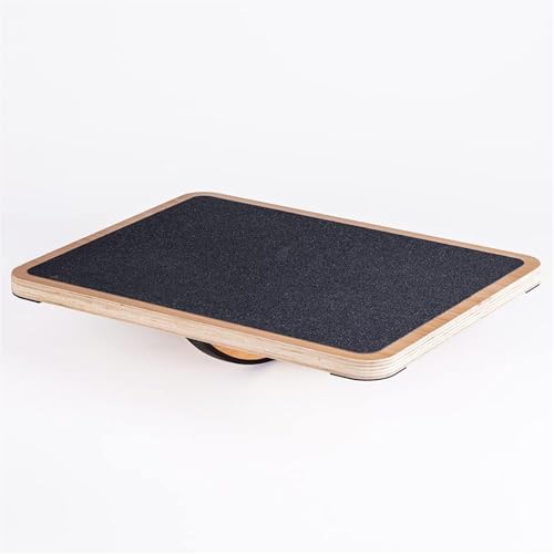 StrongTek Professional Wooden Balance Board with Crossed Hardwood Base, Advanced Rocker Board for Core Strength, Stability Training, Difficult Balancing Board, Support 360° Rotation - Image 1