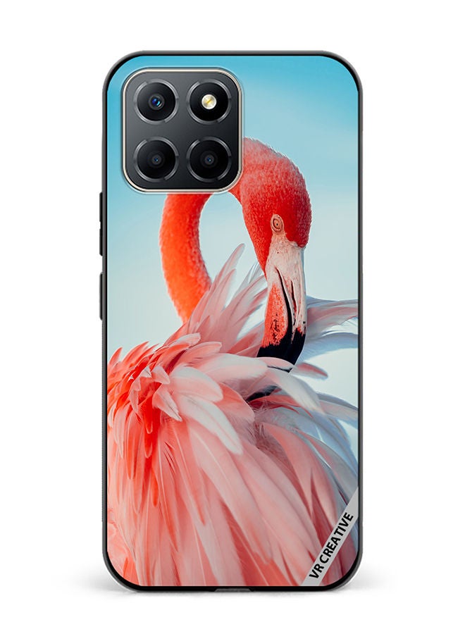 VR CREATIVE Protective Case Cover For Honor X6 Flamingo Design Multicolour - Image 1