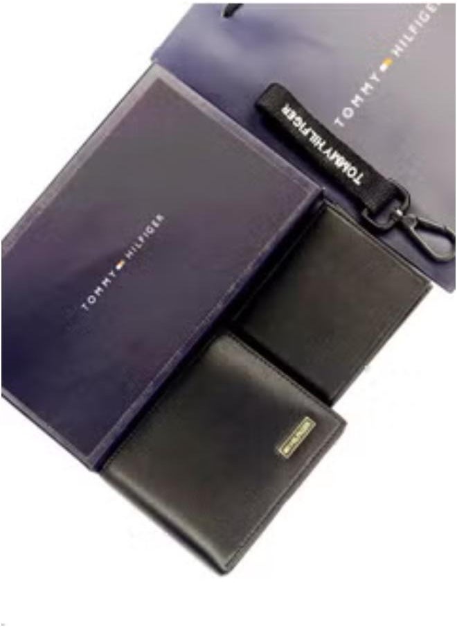 Tommy Hilfiger Wallet-Keychain Set For Men