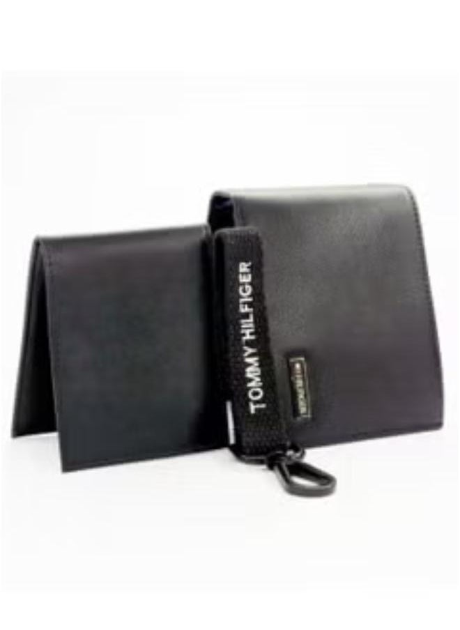 Tommy Hilfiger Wallet-Keychain Set For Men