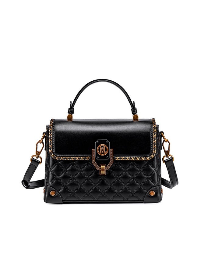 Women Large Capacity Hobo Box Bag, Fashion Shoulder Crossbody and Top Handle Bag for Work, Daily Use and Occasions, with Elegant Metal Hardware - Image 1