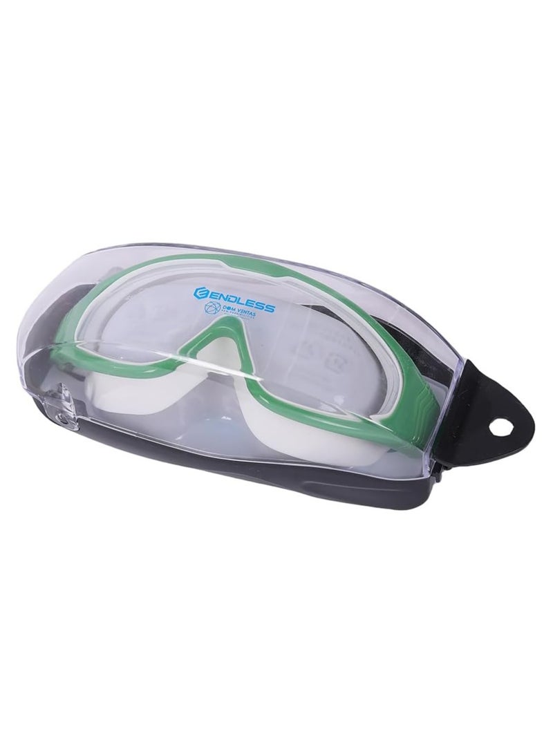 ENDLESS  Premium Swimming Goggles with Anti-Fog and UV Protection – Large Frame – Soft Silicone Gasket - Image 1