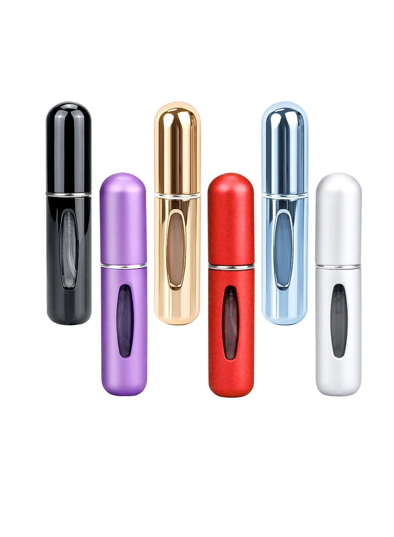 Golf GOLF Perfume Atomizer, 6Pcs 5ML Mini Refillable Empty Perfume Atomizer Bottle, Refillable Perfume Spray, Scent Pump Case, Perfume Atomizer for Travel Outgoing - Image 1
