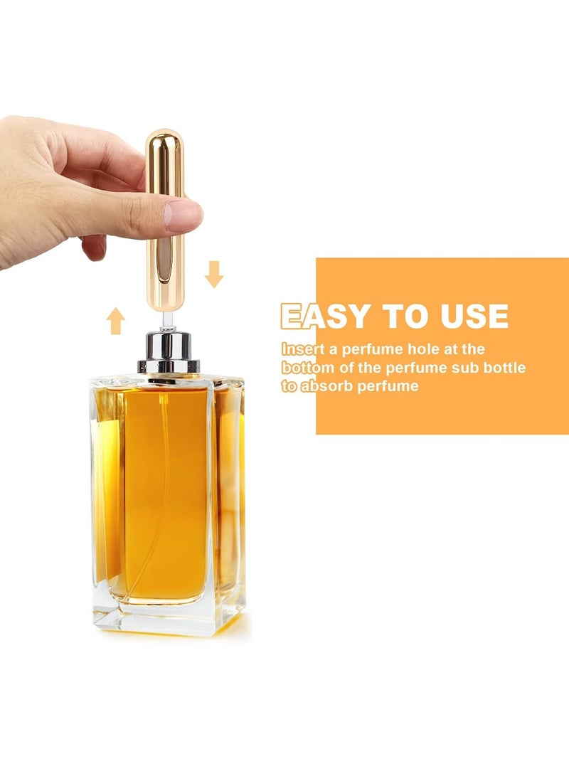 Golf GOLF Perfume Atomizer, 6Pcs 5ML Mini Refillable Empty Perfume Atomizer Bottle, Refillable Perfume Spray, Scent Pump Case, Perfume Atomizer for Travel Outgoing - Image 2