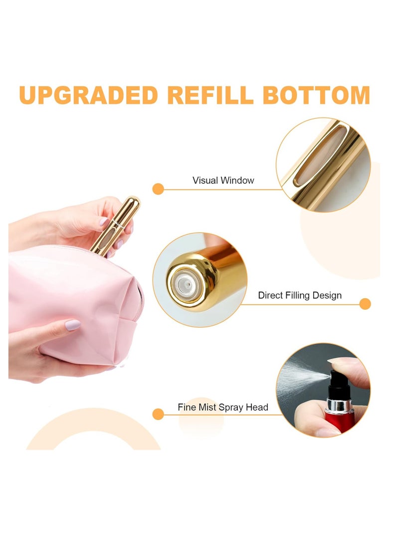 Golf GOLF Perfume Atomizer, 6Pcs 5ML Mini Refillable Empty Perfume Atomizer Bottle, Refillable Perfume Spray, Scent Pump Case, Perfume Atomizer for Travel Outgoing - Image 3