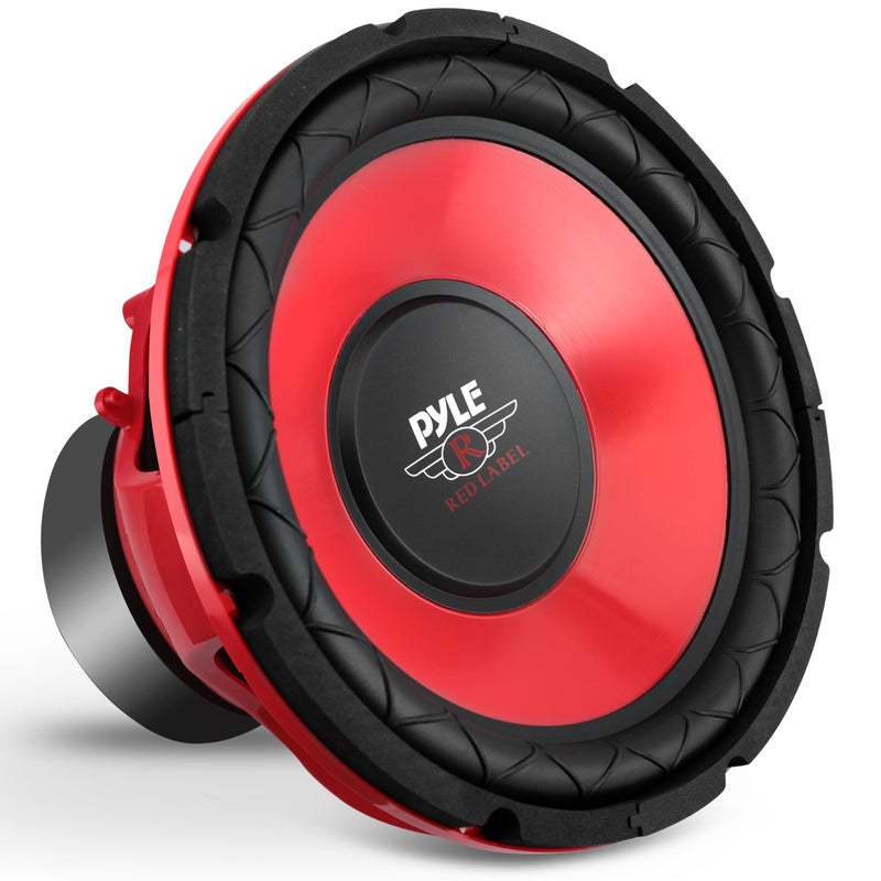 Pyle 15 Car Subwoofer 1000 Watt SVC Red Cone HighPerformance Woofer with CD Wave Polypropylene Butyl Rubber Surround 4 Ohm Impedance 70 Oz Magnet Kapton Voice Coil Perfect Car Door Speakers