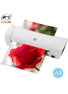 OSMILE SMILE SL200 Desktop Laminator Machine Set A4 Size Hot and Cold Laminating Machine Lamination 2 Roller System for Home Office School Supplies  - Image 1