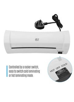 OSMILE SMILE SL200 Desktop Laminator Machine Set A4 Size Hot and Cold Laminating Machine Lamination 2 Roller System for Home Office School Supplies  - Image 4