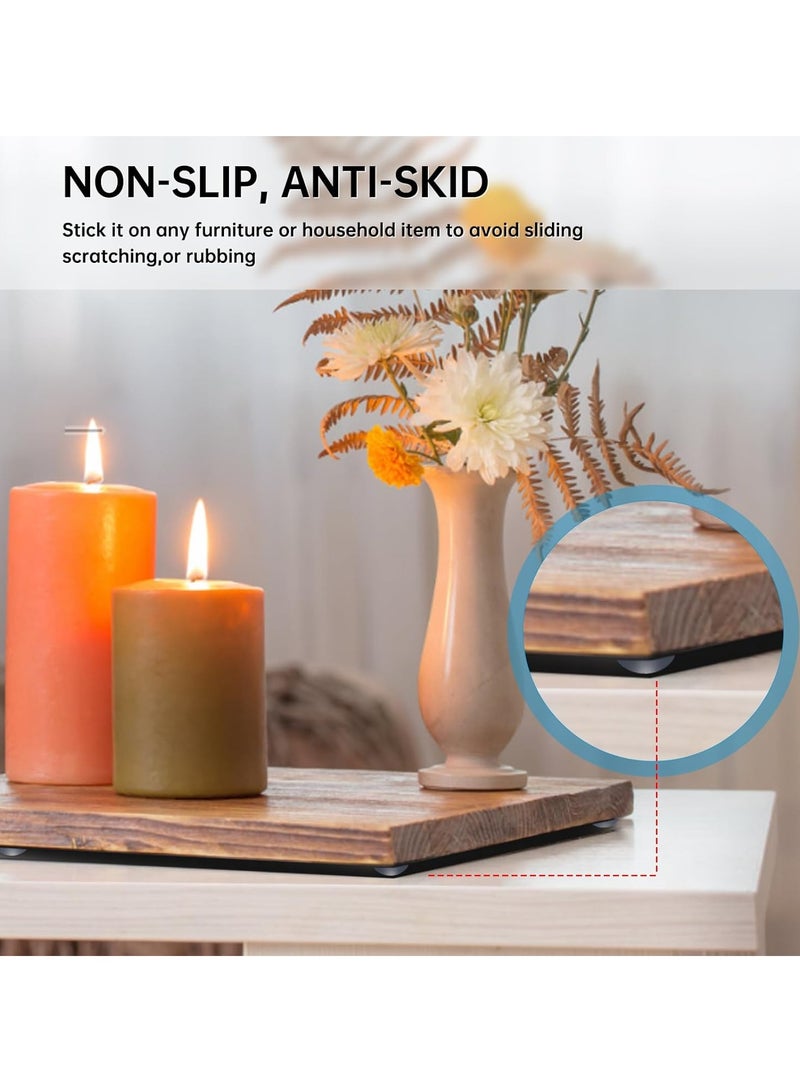 Pack of 100 Adhesive Bumper Pads for Drawers, Cutting Boards, Glass Tops, Small and Kitchen Furniture, Picture Frames Sound Dampening Transparent Rubber Feet for Cabinet Doors (Clear) - Image 5