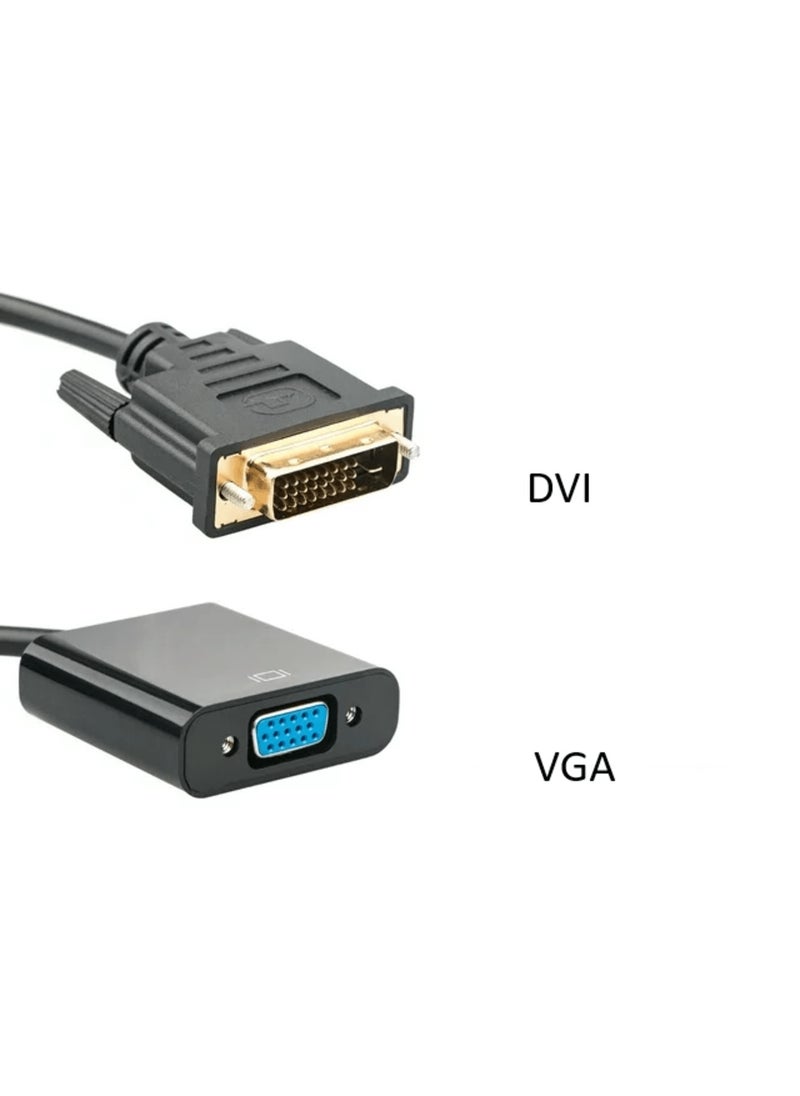 FUJISHKA DVI to VGA Adapter, RedR 1080p Active DVI-D to VGA Adapter Converter 24+1 Male to Female Adapter  - Image 5