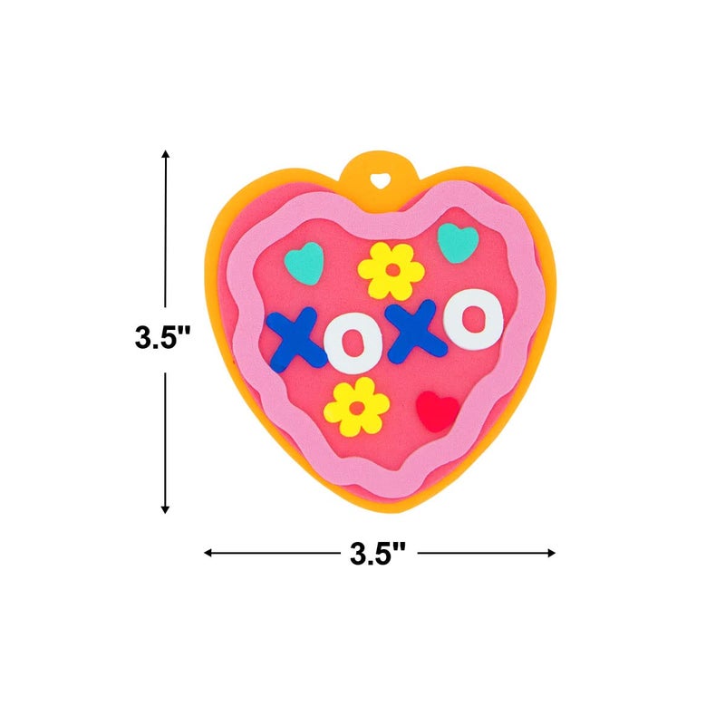 ceiba tree Valentines Day Foam Heart Crafts Kit in Bulk for Kids Classroom Exchange Gifts Party Favor Valentines Day Craft 12Pcs - Image 3