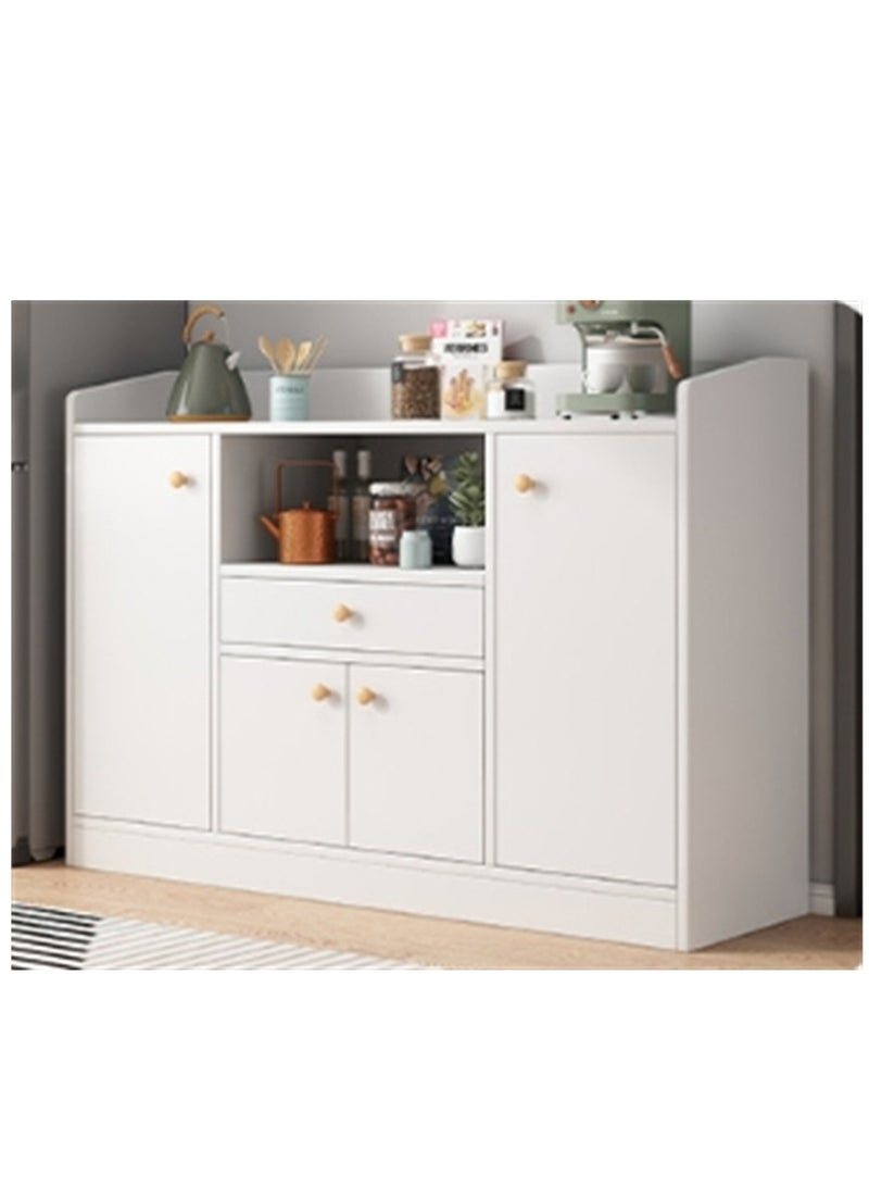 Generic Chest of Drawers, Wooden Storage Cabinet with 1 Dawers and 4 Doors for Household Items and kitchenware, Modern Drawer Storage Cabinet for Living Room Dining Room and Bedroom (White)  - Image 4