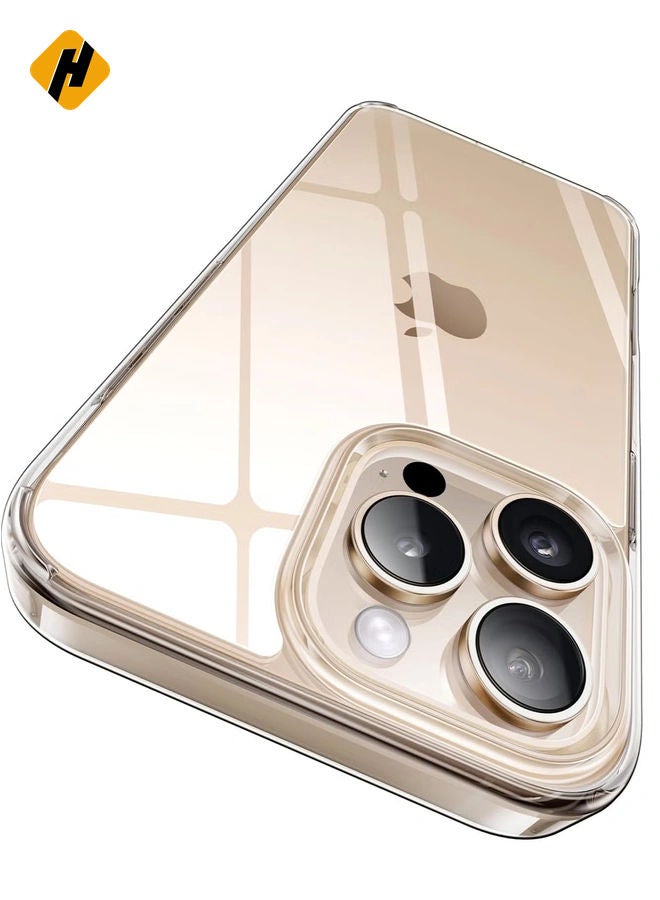 HuHa iPhone 16 Pro Max Case - Crystal Clear with Never Yellow Technology, 12FT Mil-Grade Protection, Slim Transparent Cover for Men and Women (6.9”) - Image 1