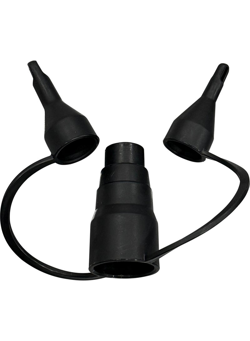 جرين ليون مرتبة هوائية قابلة للنفخ من Green Lion للسيارات، سرير هوائي قابل للطي للسيارة، وسادة سرير من البولي فينيل كلوريد للمقعد الخلفي مع وسادتين هوائيتين للسفر والتخييم، مناسبة لجميع أنواع السيارات، نفخ سريع في دقيقتين، أقصى حمولة 100 كجم، مضخة هواء كهربائية وفوهة هواء متضمنة - أسود - Image 5