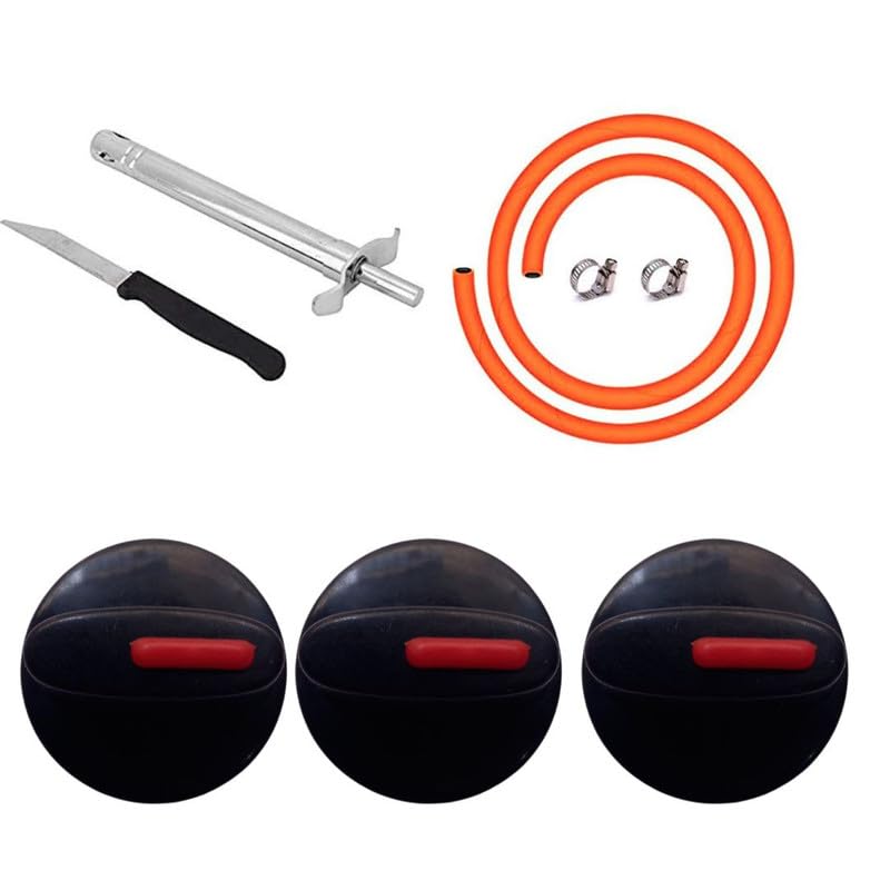 Sun Flash MultiUse Lighter Plastic Knob Pipe Clampstyle code362and Knife Prestige Butterfly Usha Surya Sun Flame Super Flame Gas Stove More - Image 1