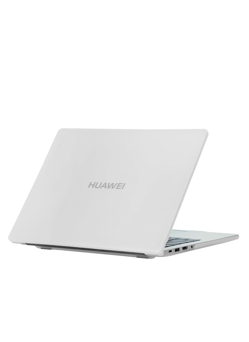 Generic - Rubberized Case Compatible with Huawei HONOR MagicBook 14 / Huawei MateBook D14 2020/2021, Plastic Frosted Hard Shell Cover for Huawei HONOR MagicBook 14 / Huawei MateBook D14 2020/2021/2022, Frosted Clear - Image 1
