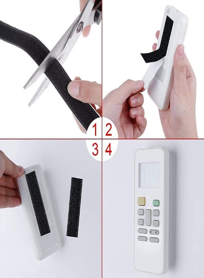 SINGH INDUSTRIES™ Self Adhesive Hook Tape & Self Adhesive Loop Tape for Stationary, Pictures, Tools, Household Purposes, Schools and Office, 2m Hook + 2m Loop (Width-25mm) (Black) - Image 3