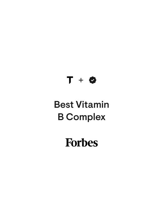 Stress B-Complex - Vitamins B2, B6, B12, and Folate in Highly-Absorbable and Active Forms - Extra Vitamin B5 for Adrenal Support, Stress Management and Immune Function* - 60 Capsules