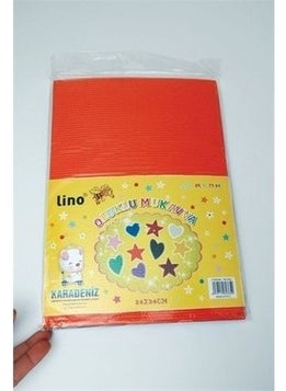 Lino Pd-026 Phosphorescent Corrugated Cardboard 24X34 Cm-10 Pieces  - Image 1