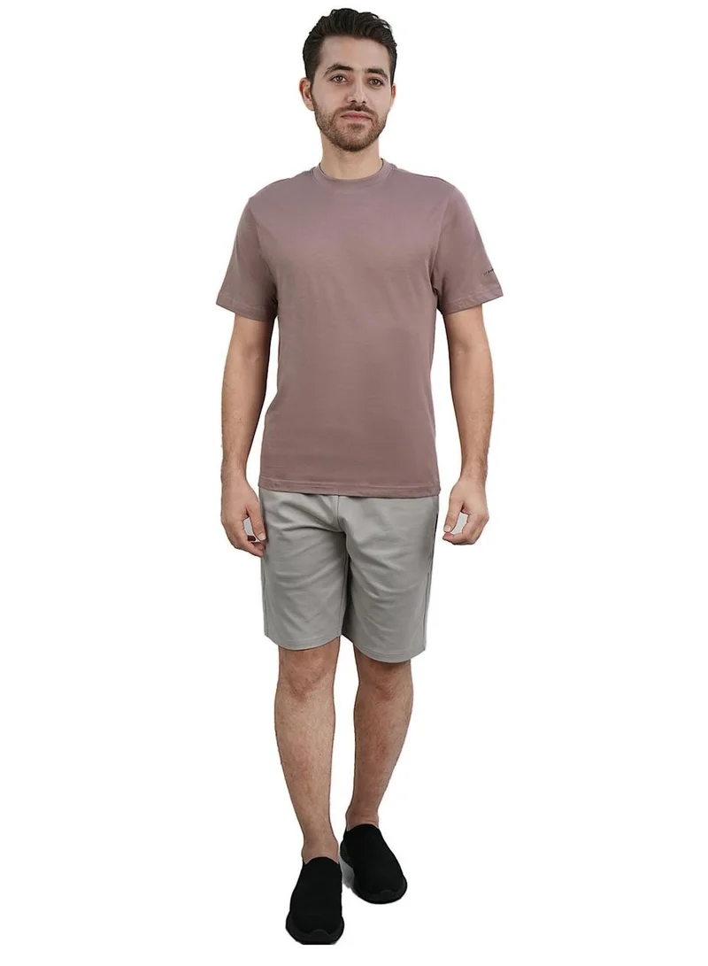 GIORDANO Men's Giordano Cotton Crewneck Slim Fit Tee - Short Sleeve