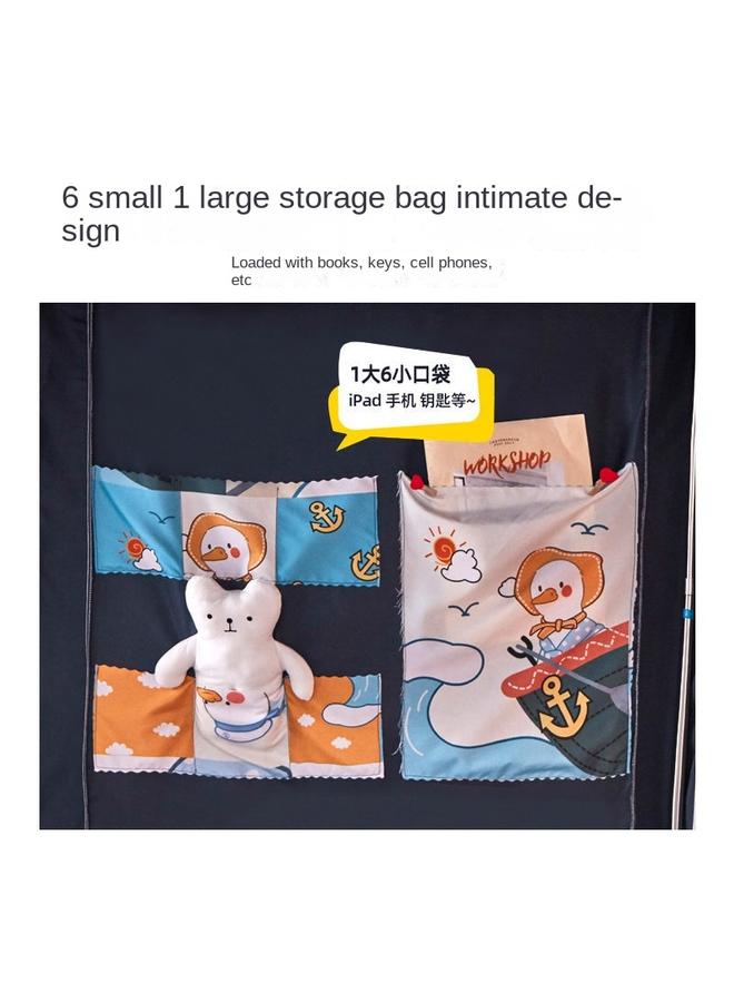 Bluejw College Students' Dormitory Bed Curtain Mosquito Net Integrated Dormitory Single Lower Bed Upper Bed Shading Tent Bed Curtain - Image 4