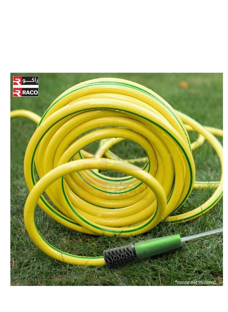 RACO RACO Heavy Duty Garden Hose Yellow Hosepipe for Gardening Watering All-Weather Flexibility Made in Italy - Image 3