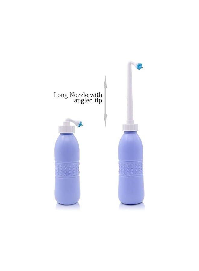 The Bros 650ml Portable Shattaf Bidet Bottle – Handheld Travel Spray with Leakproof Design, Retractable Nozzle, Essential for Personal Hygiene, Feminine Care, and Postpartum Use - Image 4