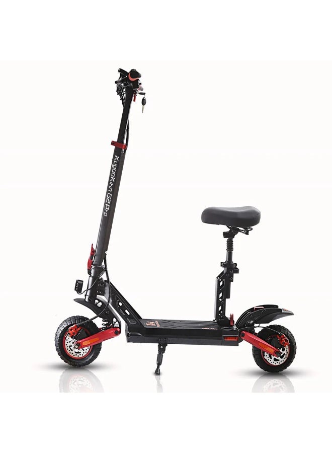 كوجو كيرين سكوتر كهربائي قابل للطي G2 Pro - سرعة 45 كم/ساعة، مدى 50 كم، 800 واط، إطارات للطرق الوعرة، فرامل قرصية مزدوجة، شاشة كبيرة | بلوتوث - Image 1