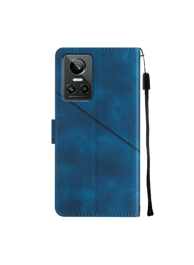 اس-توب جراب هاتف Realme GT Neo3 مصنوع من الجلد المنقوش بملمس الجلد - Image 3