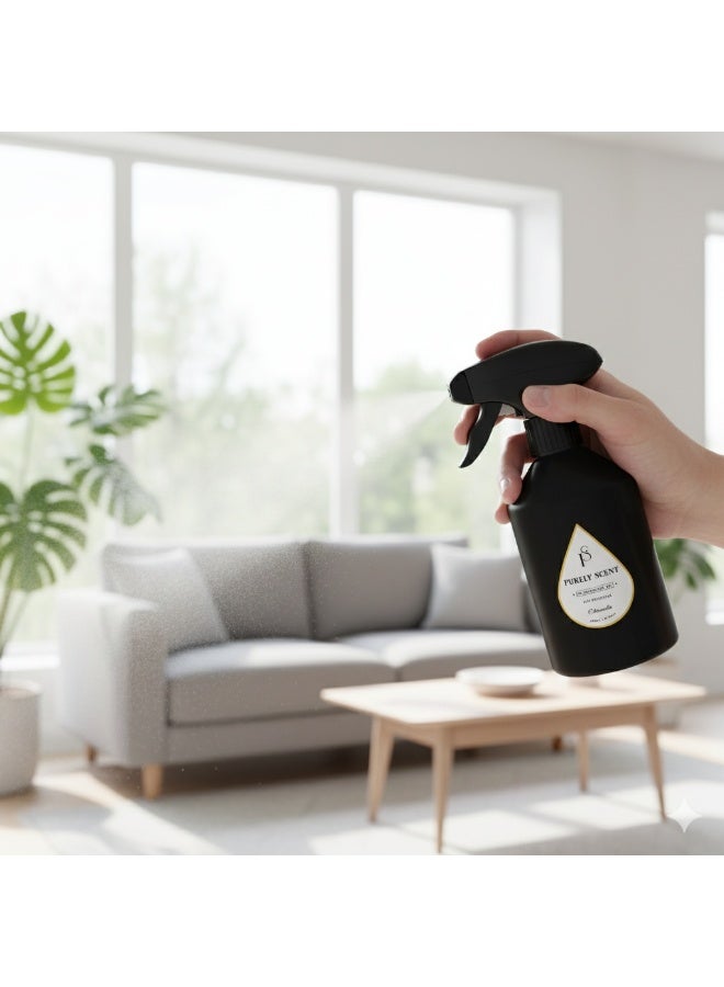 PURELY SCENT Citronella Air Freshener Spray – 500ml Long-Lasting Fresh Scent - Image 2