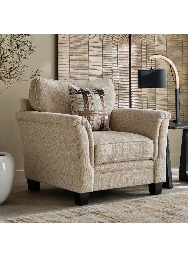 Home Box Urban Fabric Armchair Sofa with Cushion - Image 1