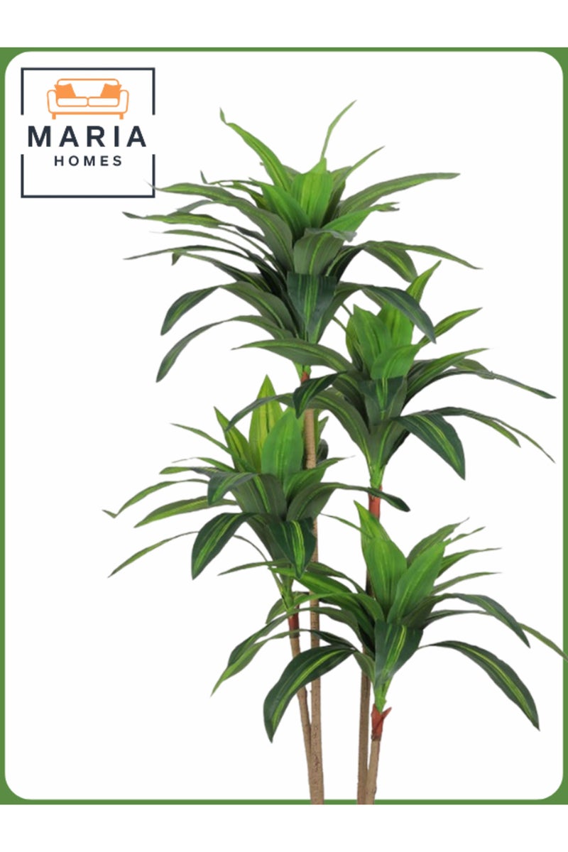 ماريا شجرة ذرة صناعية 140 سم – نبات زينة داخلي مع وعاء رمادي - Image 2