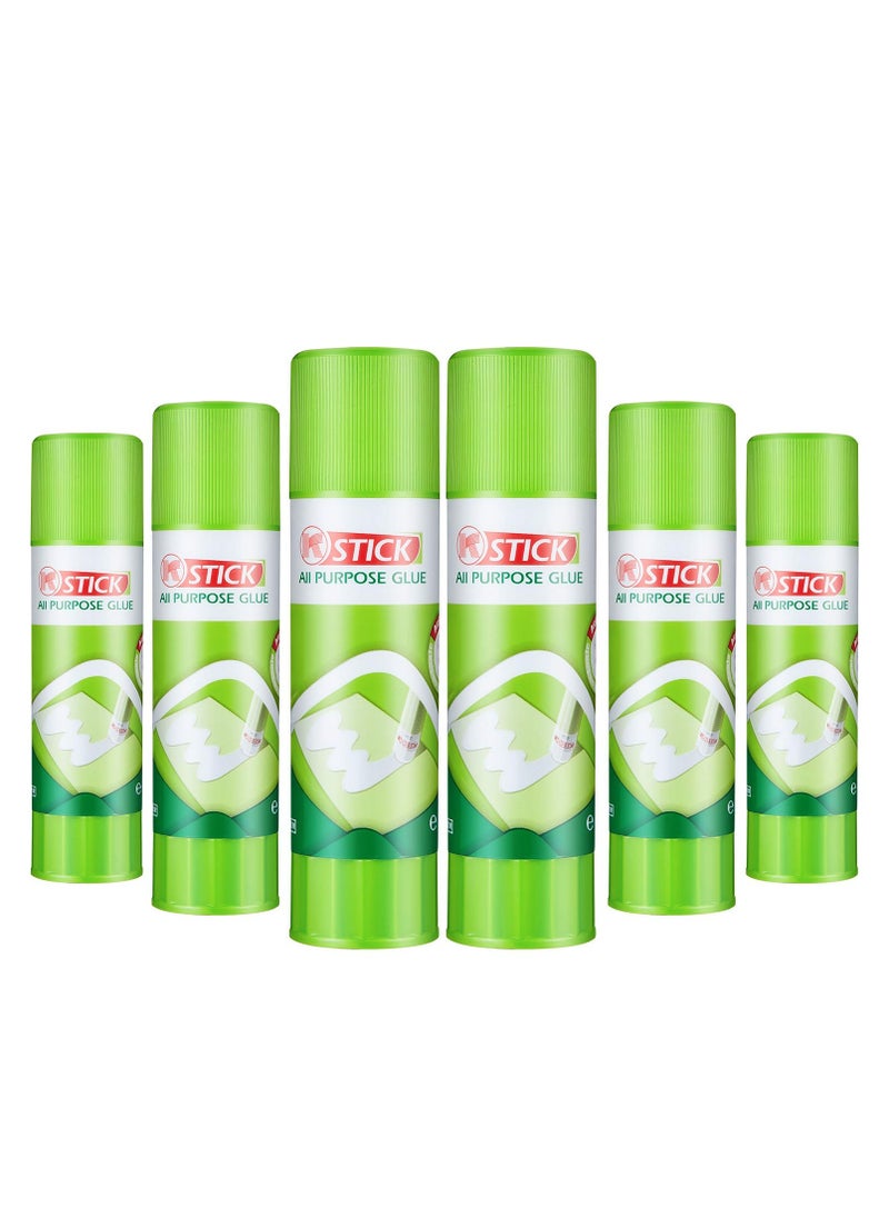 SYOSI - 3D Printer Glue Sticks PVP Solid Glue Sticks, Perfect First Layer Adhesion, Washable, Non-Toxic, Reduce Warping, for 3D Printer Hot Bed Removing Printing Models, PLA, ABS, PETG (6 Pieces) - Image 1