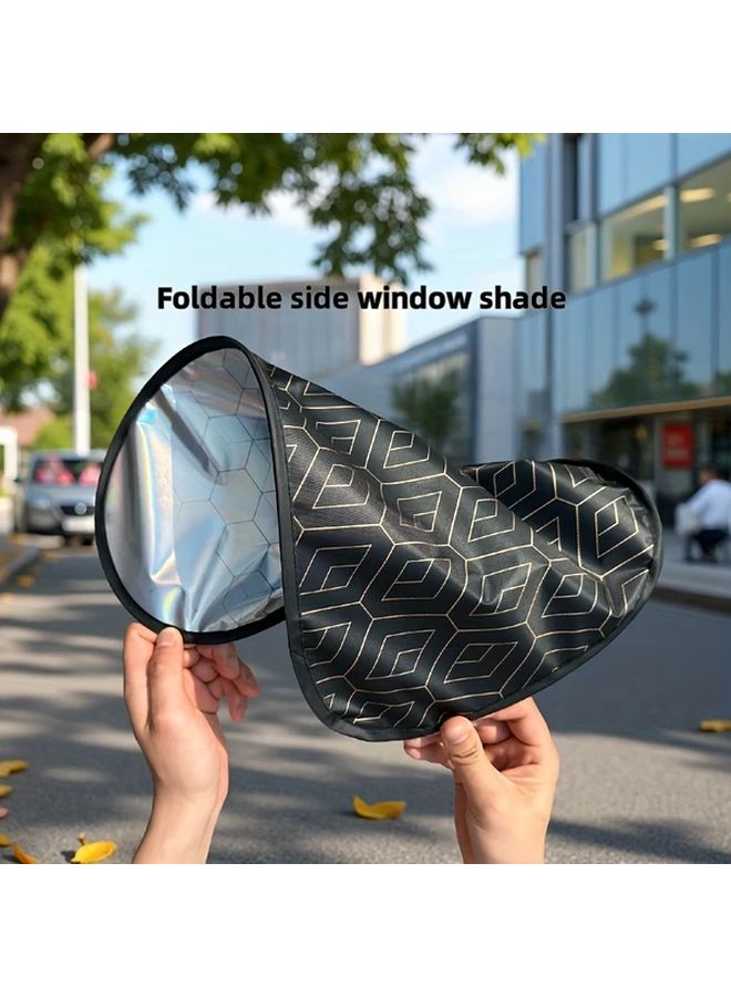 Magnetic Car Side Window Sunshade Two Rear Sides UV Block Heat Insulation Foldable for SUV Sedan Truck - Image 4
