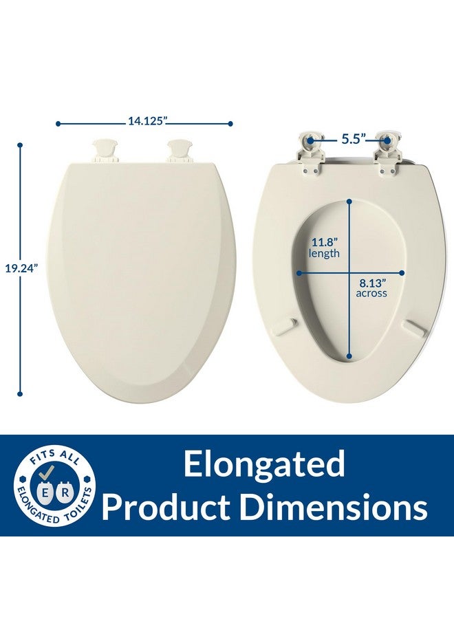 Bemis 1500EC 346 1500EC-346, 1 Pack Elongated, Biscuit/Linen - Image 5