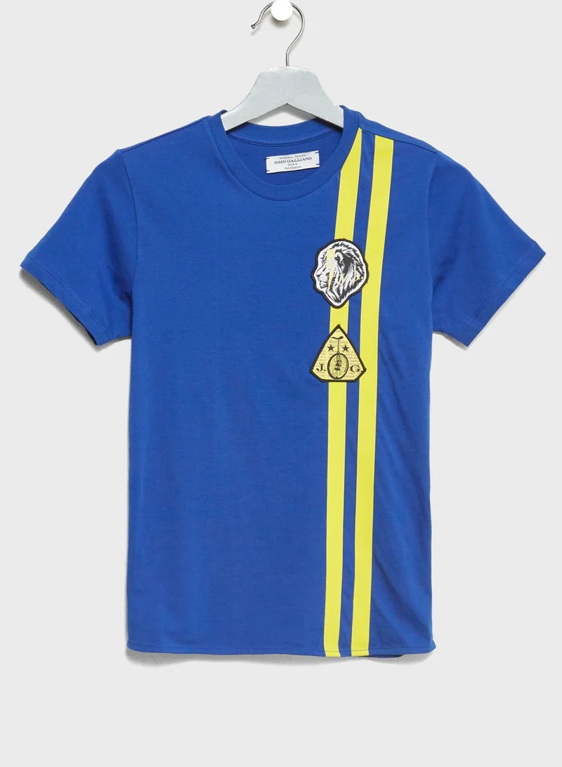 John Galliano Little Patched T-Shirt