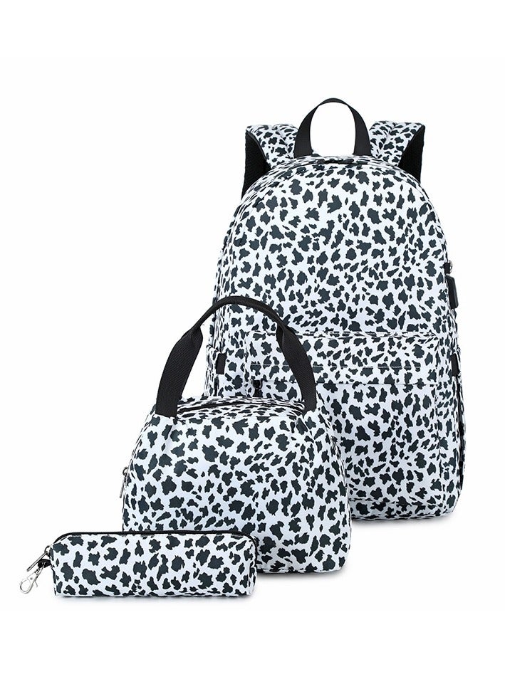 SKT Shiketro Three-Piece Oxford Cloth USB Computer Bag Outdoor Backpack  - Image 1
