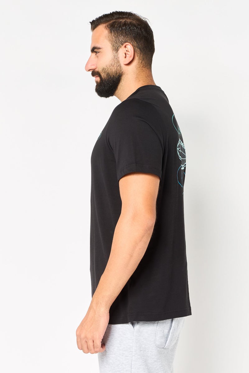 PUMA Men Sportswear Fit Short Sleeve Outdoor T-Shirt, Black - Image 4