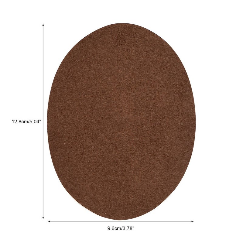 Hztyyier 10pcs Repair Patches, 5 Colors Oval PU Leather Sewing Patches for Clothing Elbow Knee Patches Iron-on Repair Crafts - Image 2